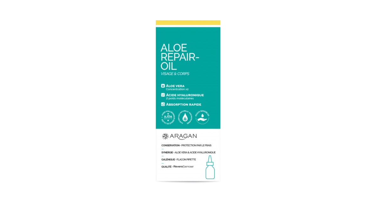 Aloe Repair Oil Aragon Visage Et Corps