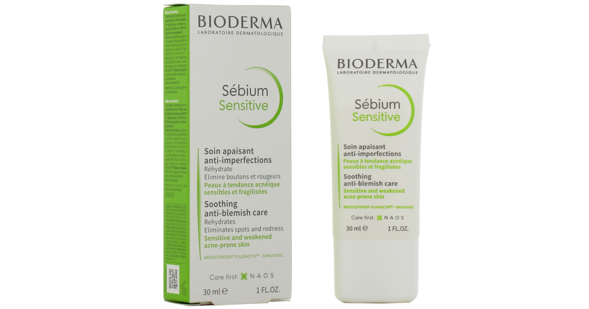 Crème apaisante Sébium Sensitive Bioderma 30ml