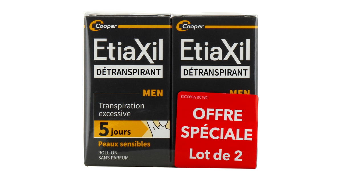 Etiaxil Détranspirant Aisselles Peau Sensible