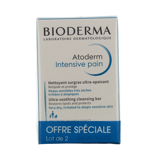 Savon surgras Atoderm Bioderma Peaux sèches et très sèches