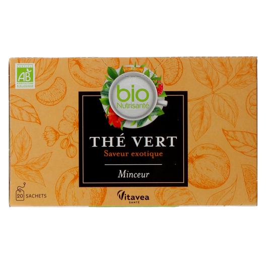 Nutrisanté thé vert minceur bio saveur exotique