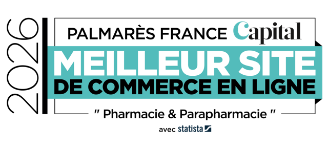 Palmarès France Capital 2026 : meilleur site de commerce en ligne, catégorie Pharmacie & Parapharmacie
