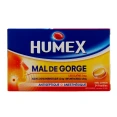 Humex Mal de Gorge Pastilles