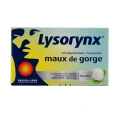 Lysorynx Maux de Gorge