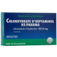Chlorhydrate d'heptaminol 187,8 mg