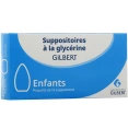 Gilbert Suppositoires à la glycérine Enfant