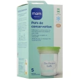 MAM Pots de Conservation pour Lait Maternel