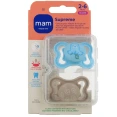 MAM Supreme Sucettes anatomiques silicone X2
