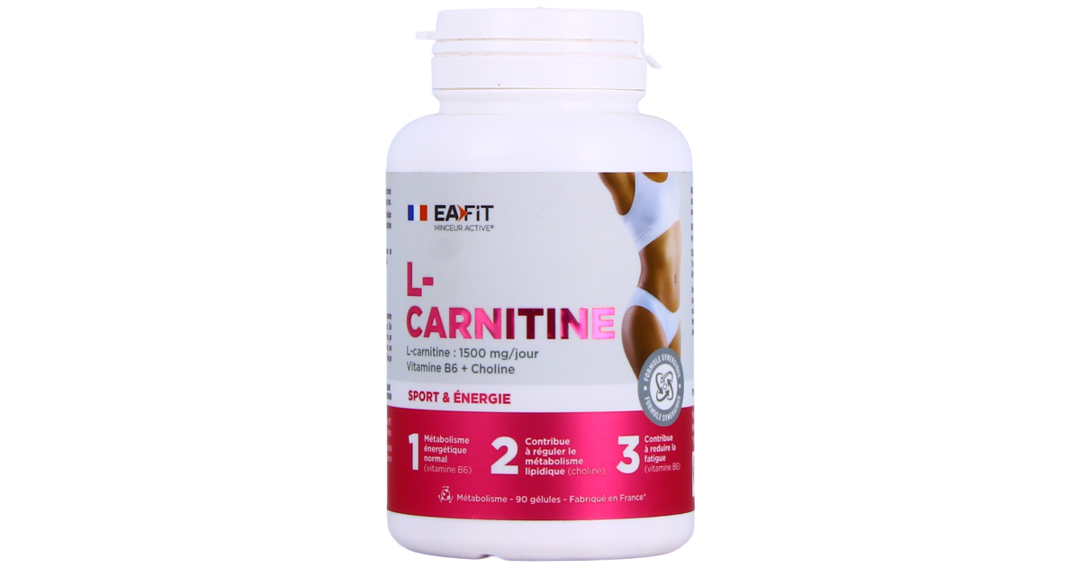 l-carnitine pharmacie Pure 2G 90 glules est un complment alimentaire Each serving delivers a 4 L-Carnitine Eafit Minceur Active 90