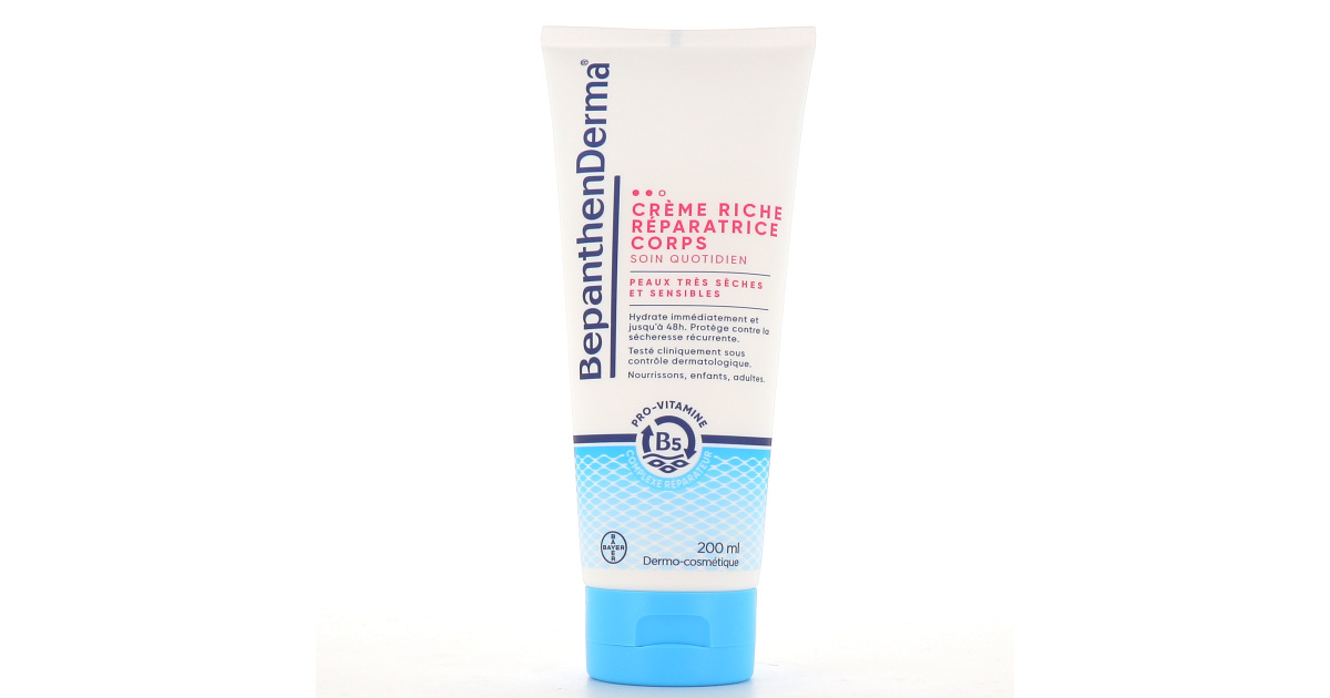 BepanthenDerma Crème Riche Réparatrice Corps