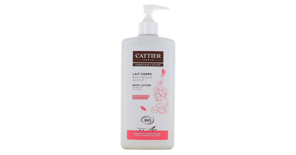 Lait corps nourrissant Bio Cattier