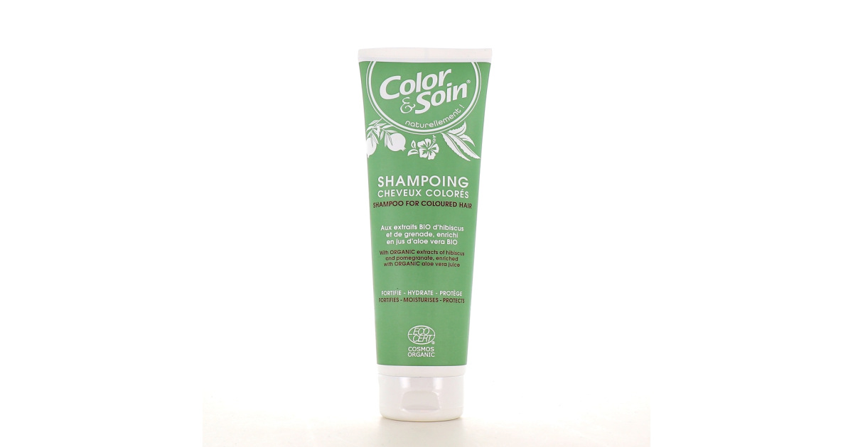 Shampooing cheveux colorés Bio Color et Soin