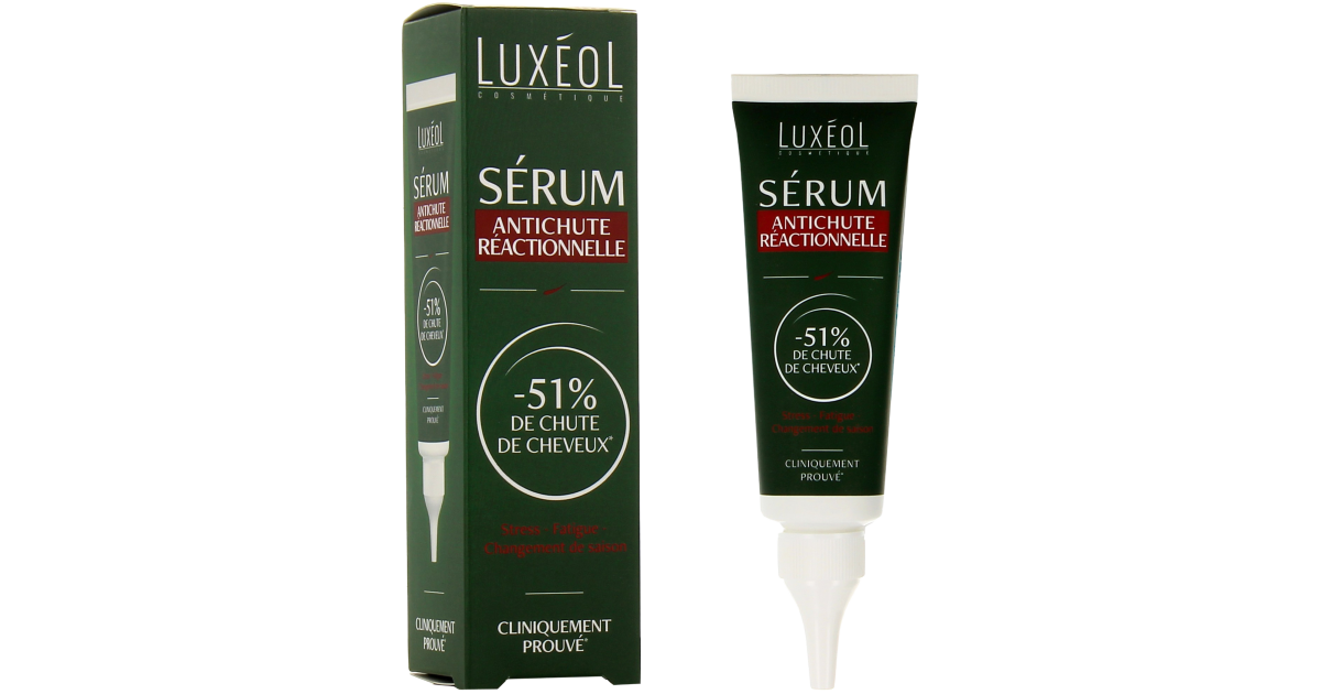 Luxeol sérum chute de cheveux réactionnelle Soin antichute