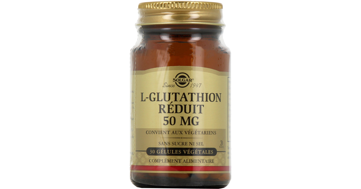 perfusion de glutathion Solgar L-Glutathion
