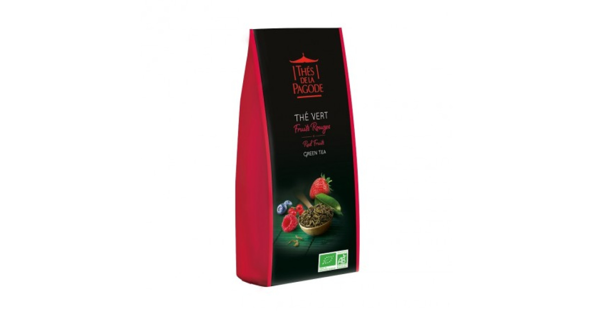 Thé Vert Fruits Rouges Thés de la Pagode Thé Vert Fruits Rouges Bio