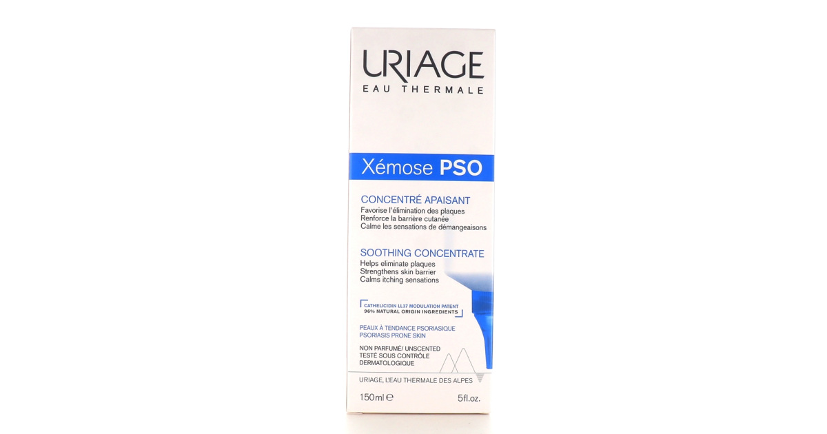 Concentré Apaisant Uriage Xémose Pso - Soin Peau Sèche à Tendance Psoriasique - 150 Ml