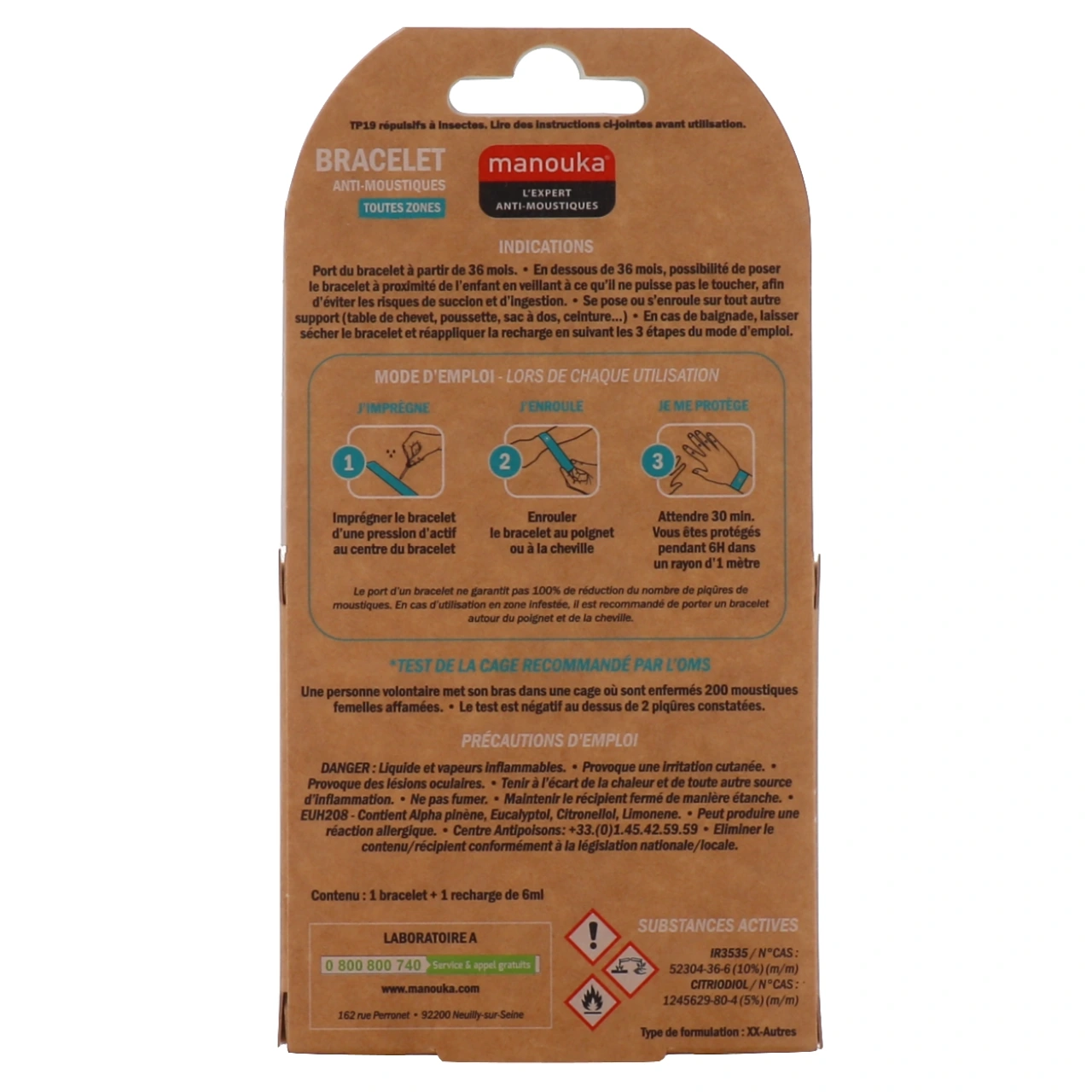 Manouka Bracelet Anti-Moustiques - Vue 63