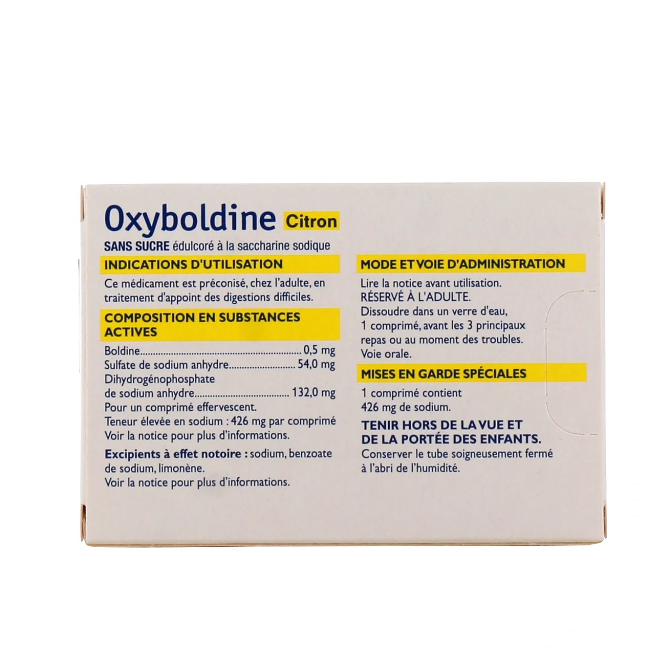 Cooper Oxyboldine 24 comprimés effervescents - Vue 6