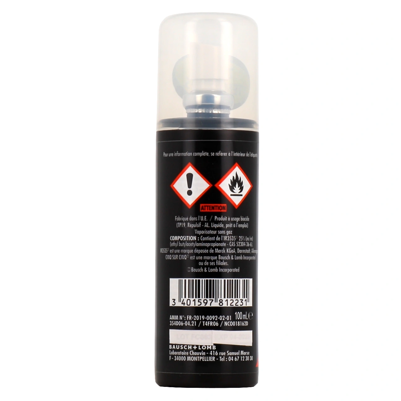Cinq sur Cinq Lotion Anti-Moustiques Zones Tempérées - Vue 3