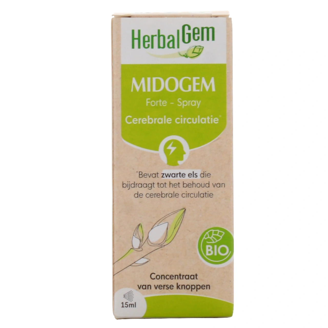Herbalgem Midogem Forte Circulation Cérébrale Bio - Vue 3