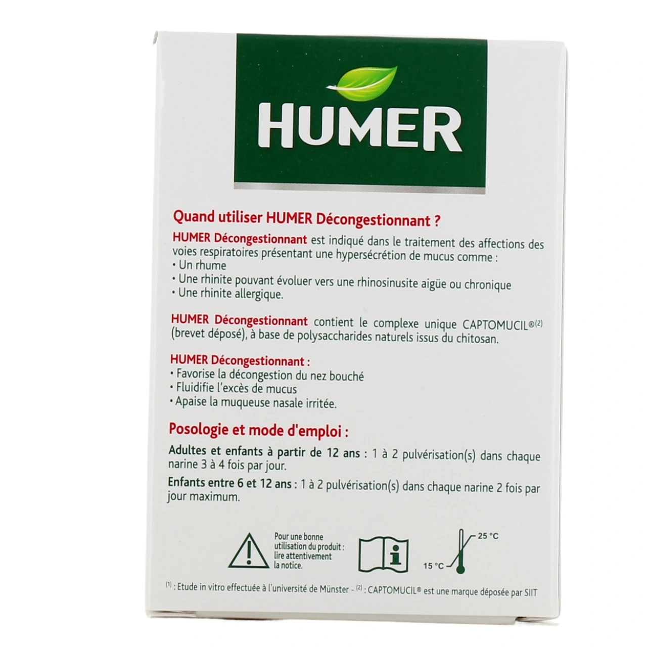 Humer Décongestionnant Rhume - Vue 3