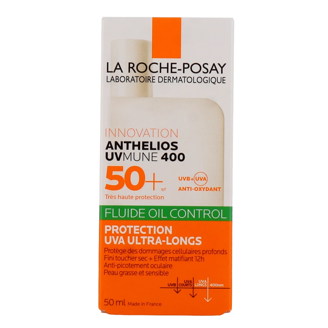 Anthelios UVMune 400 Oil Control Fluide Solaire SPF 50+ - Vue 2