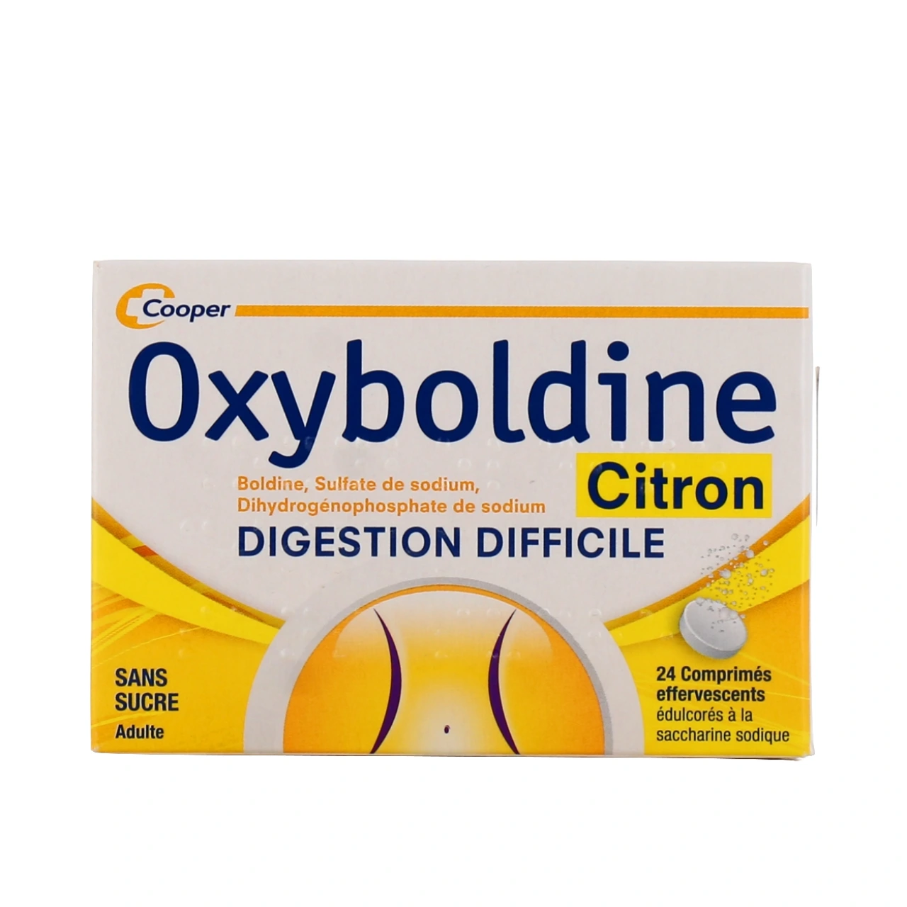 Cooper Oxyboldine 24 comprimés effervescents - Vue 5
