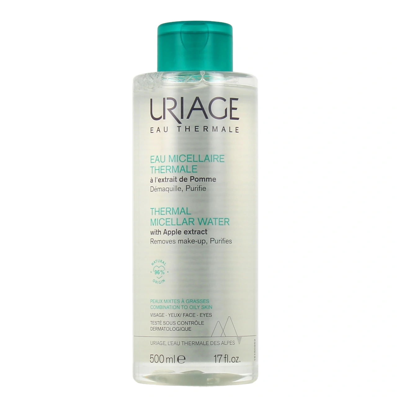 Uriage Eau Micellaire Thermale Peaux Mixtes à Grasses - Vue 6