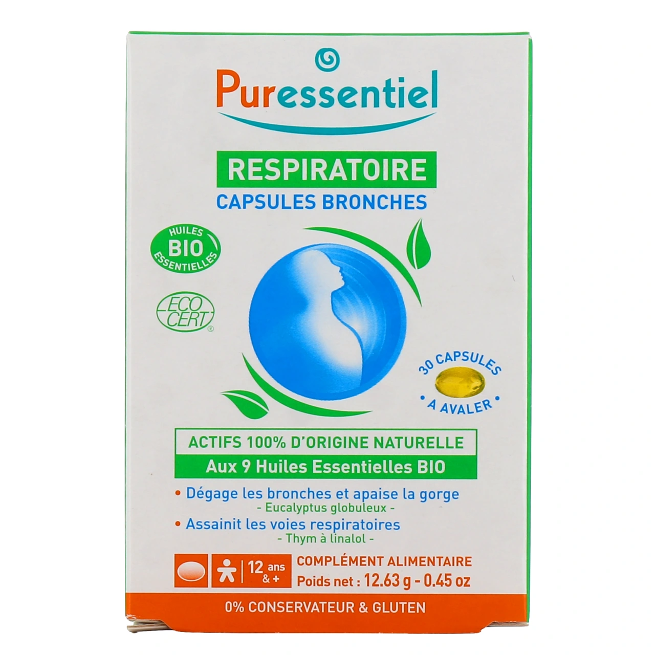 Puressentiel Respiratoire Capsules Bronches Bio - Vue 3