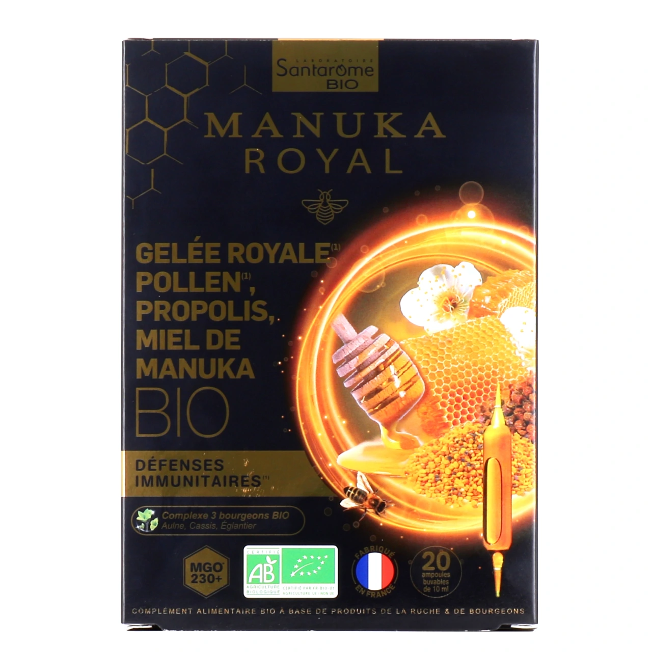 Santarome Bio Gelée Royale Pollen Propolis Miel de Manuka - Vue 3