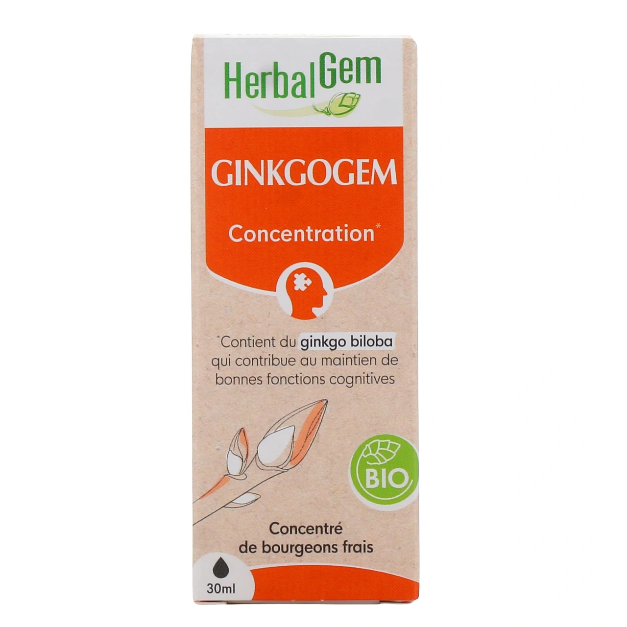 Herbalgem Ginkgogem Concentration Bio - Vue 3