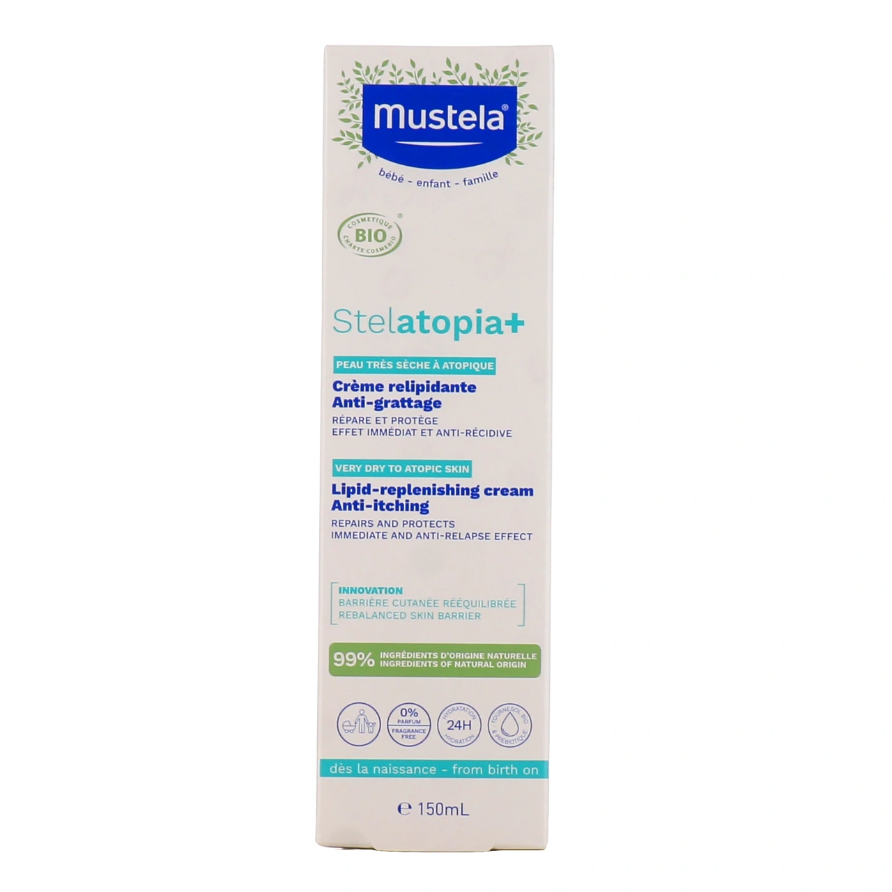 Mustela Stelatopia+ Crème Relipidante Anti-Grattage Bio - Vue 3