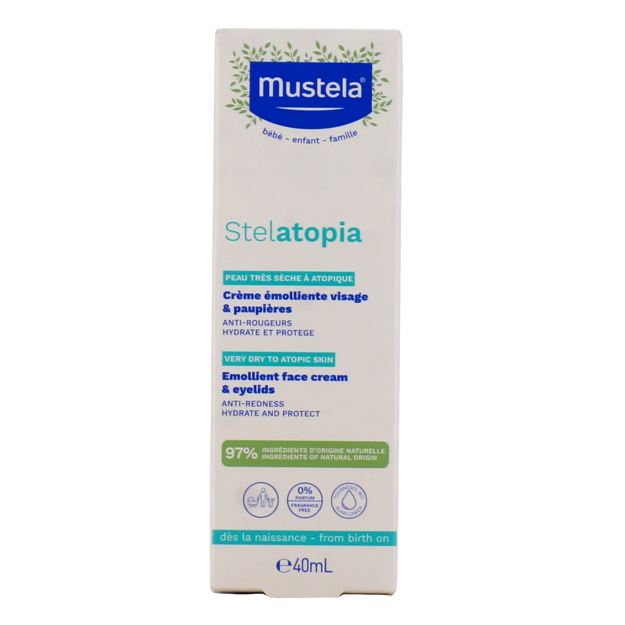 Mustela Stelatopia Crème Emolliente Visage - Vue 3