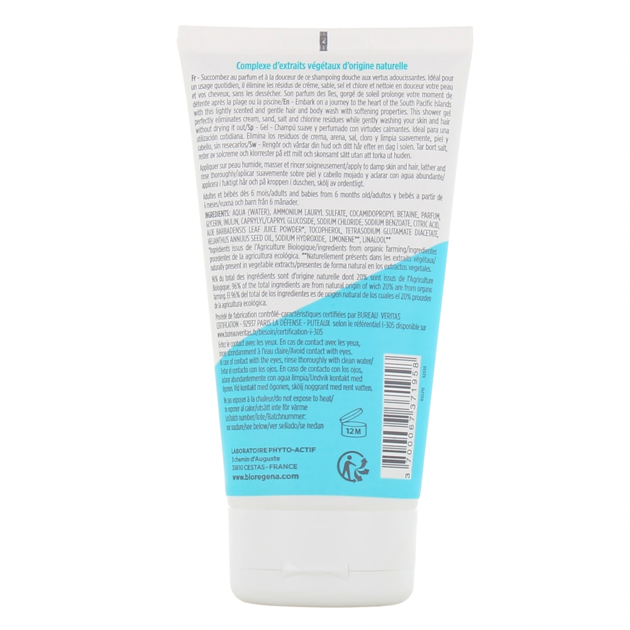 Bioregena Shampoing Douche Bio - Vue 3