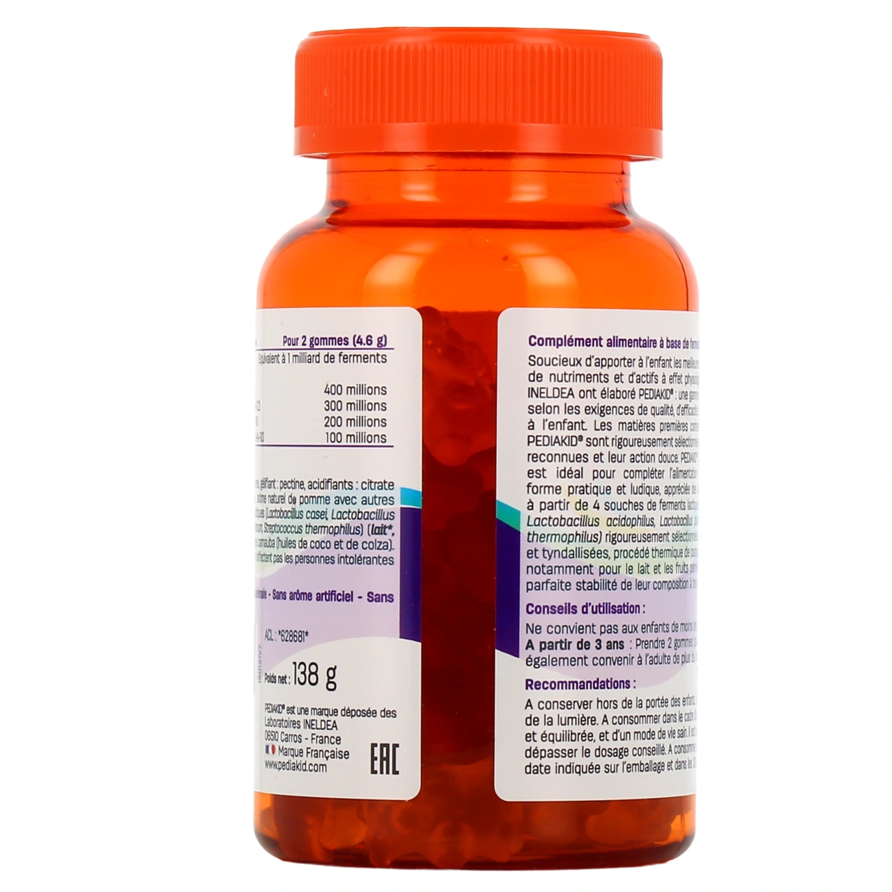 Pediakid Gommes P'tit Biotic - Vue 3
