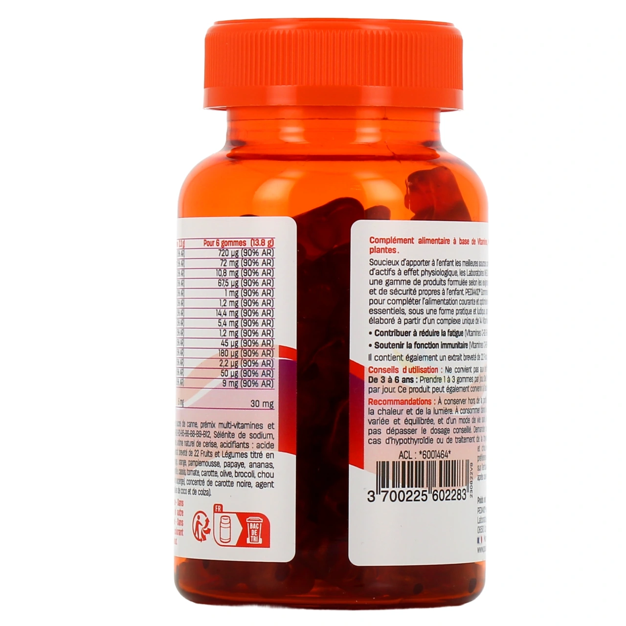 Pediakid Gommes Multivitaminées - Vue 3