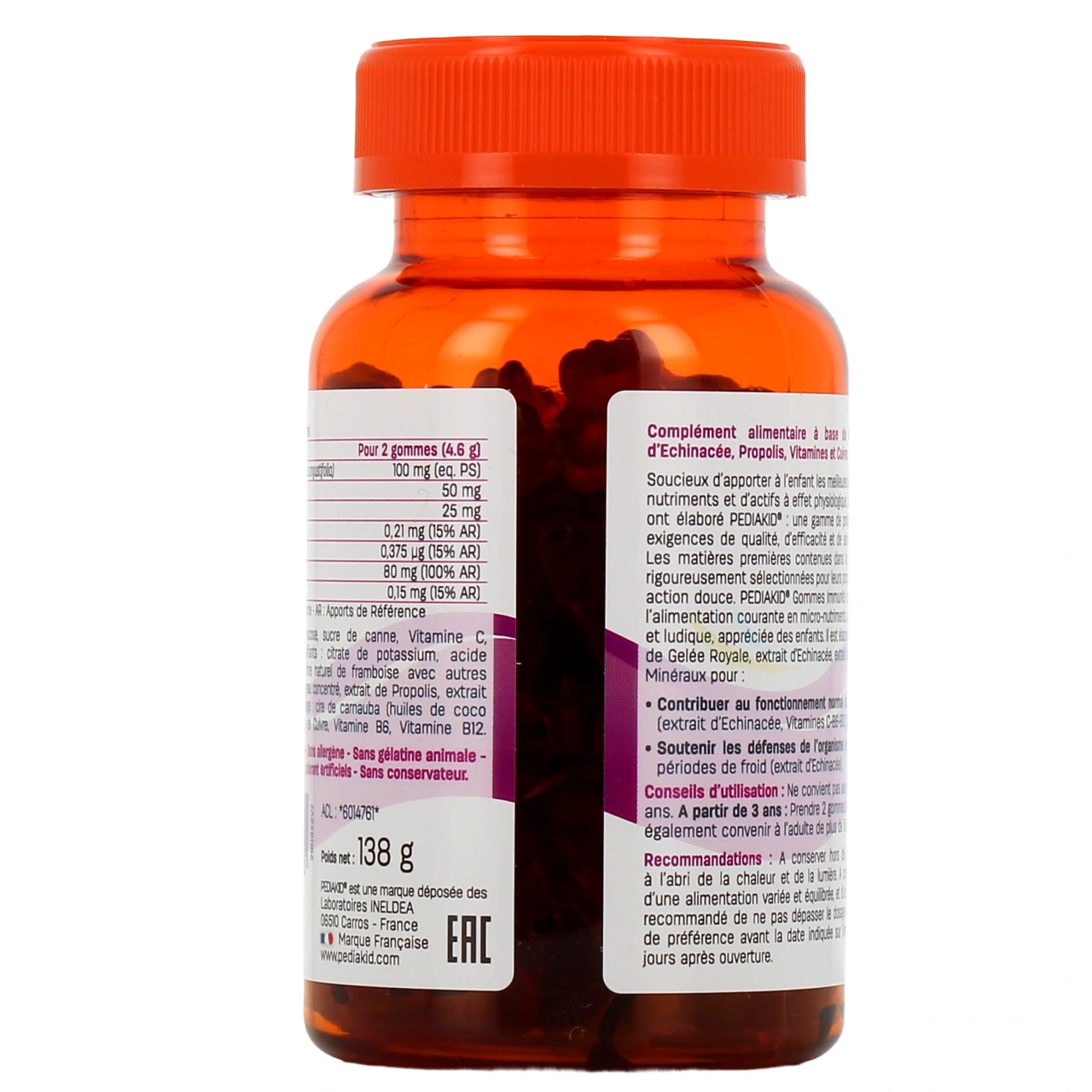 Pediakid Gommes Immunité - Vue 3