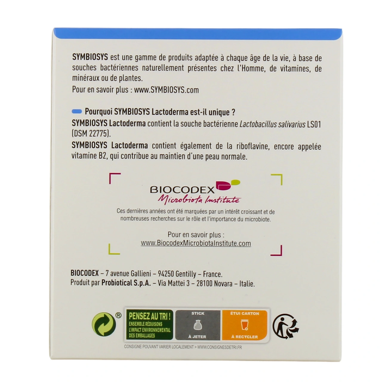 Symbiosys Lactoderma - Vue 3