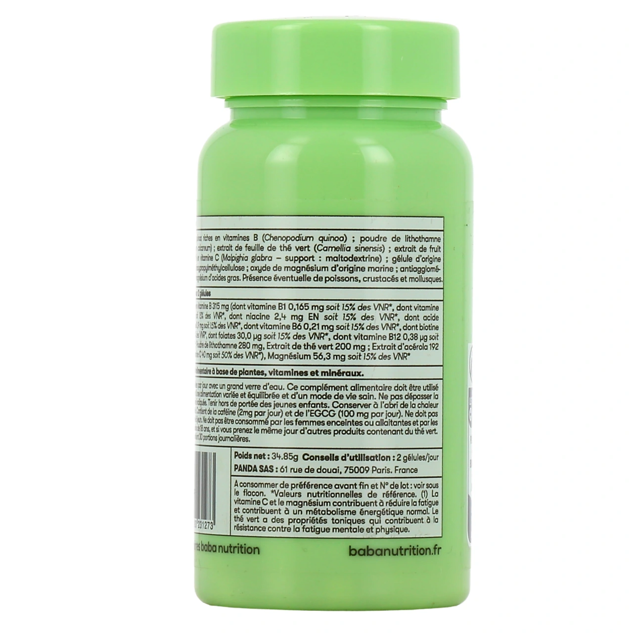 BABA Nutrition Energie - Vue 3