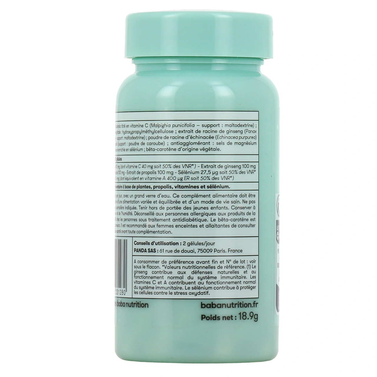 BABA Nutrition Défenses Immunitaires - Vue 3