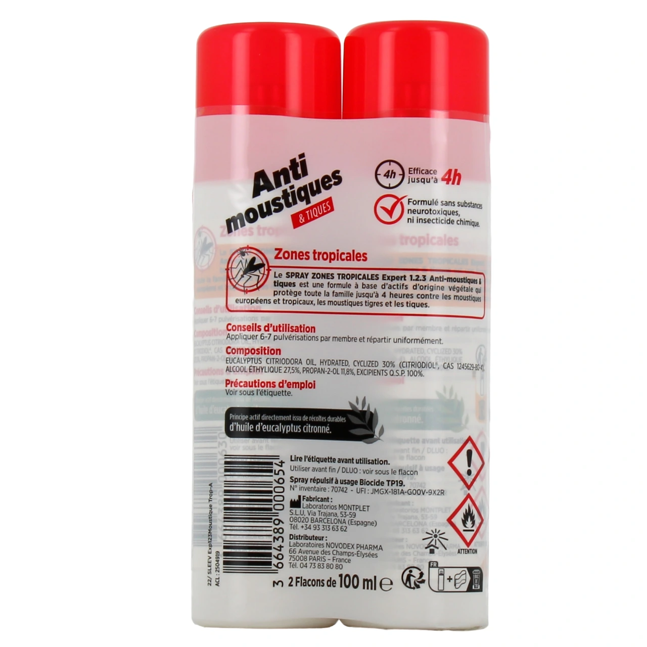 Expert 123 Anti-Moustiques et Tiques Spray - Vue 10
