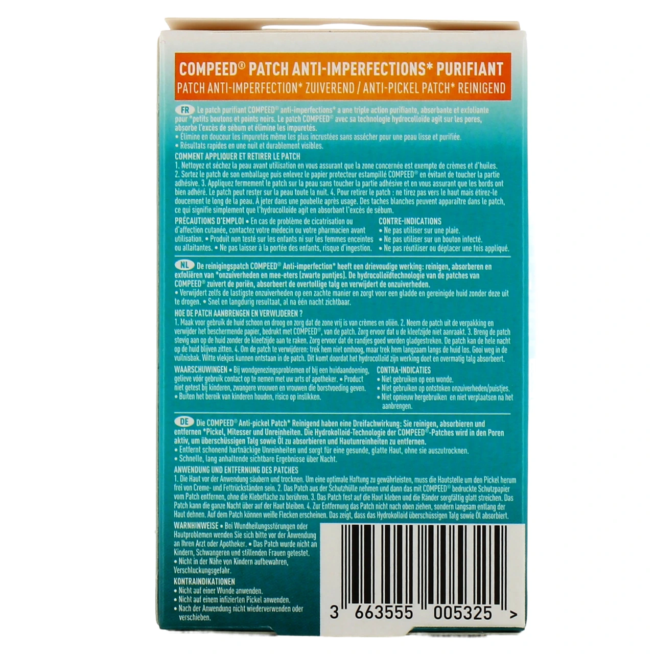 Compeed Patchs Anti-imperfections - Vue 4
