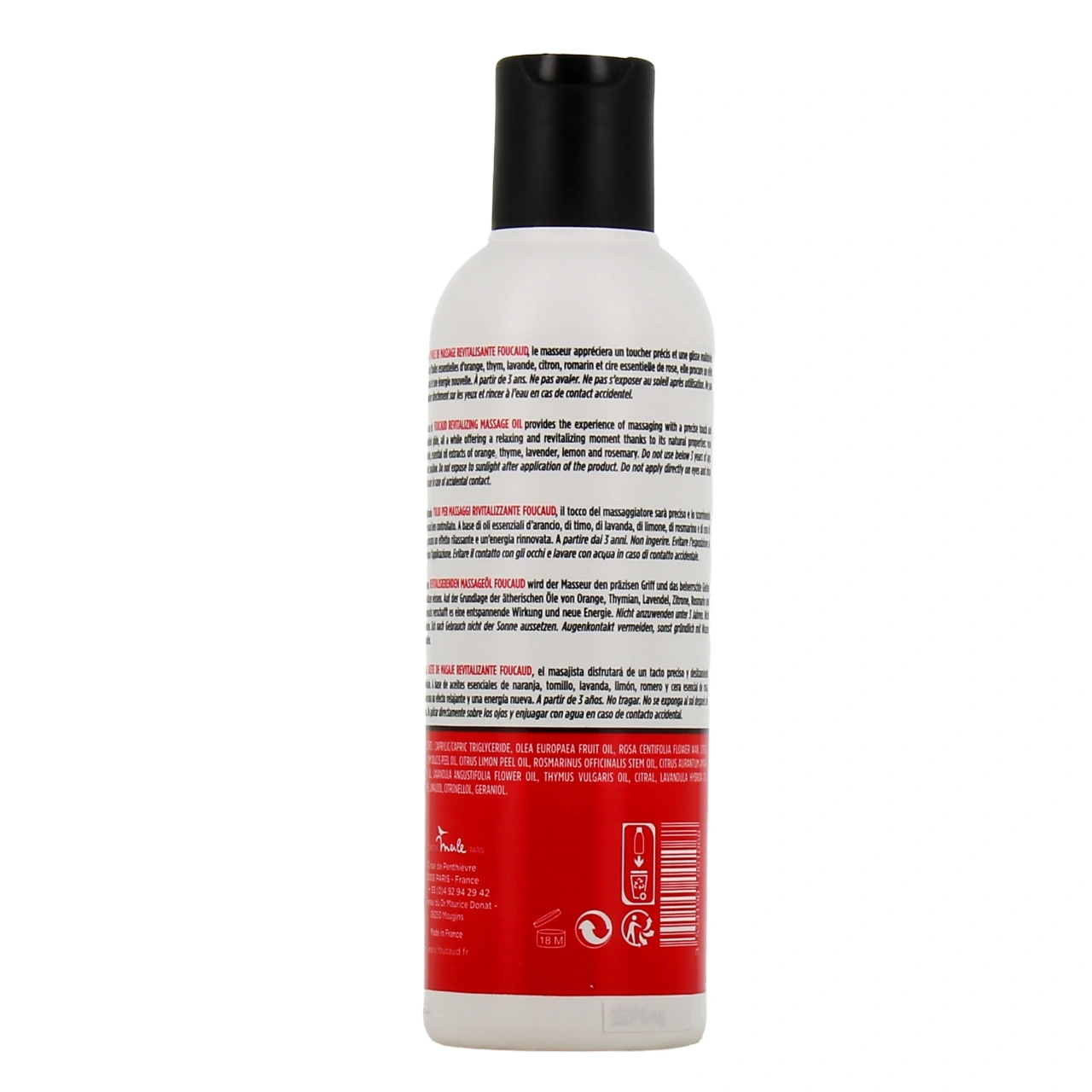 Foucaud Huile de Massage Revitalisante - Vue 3