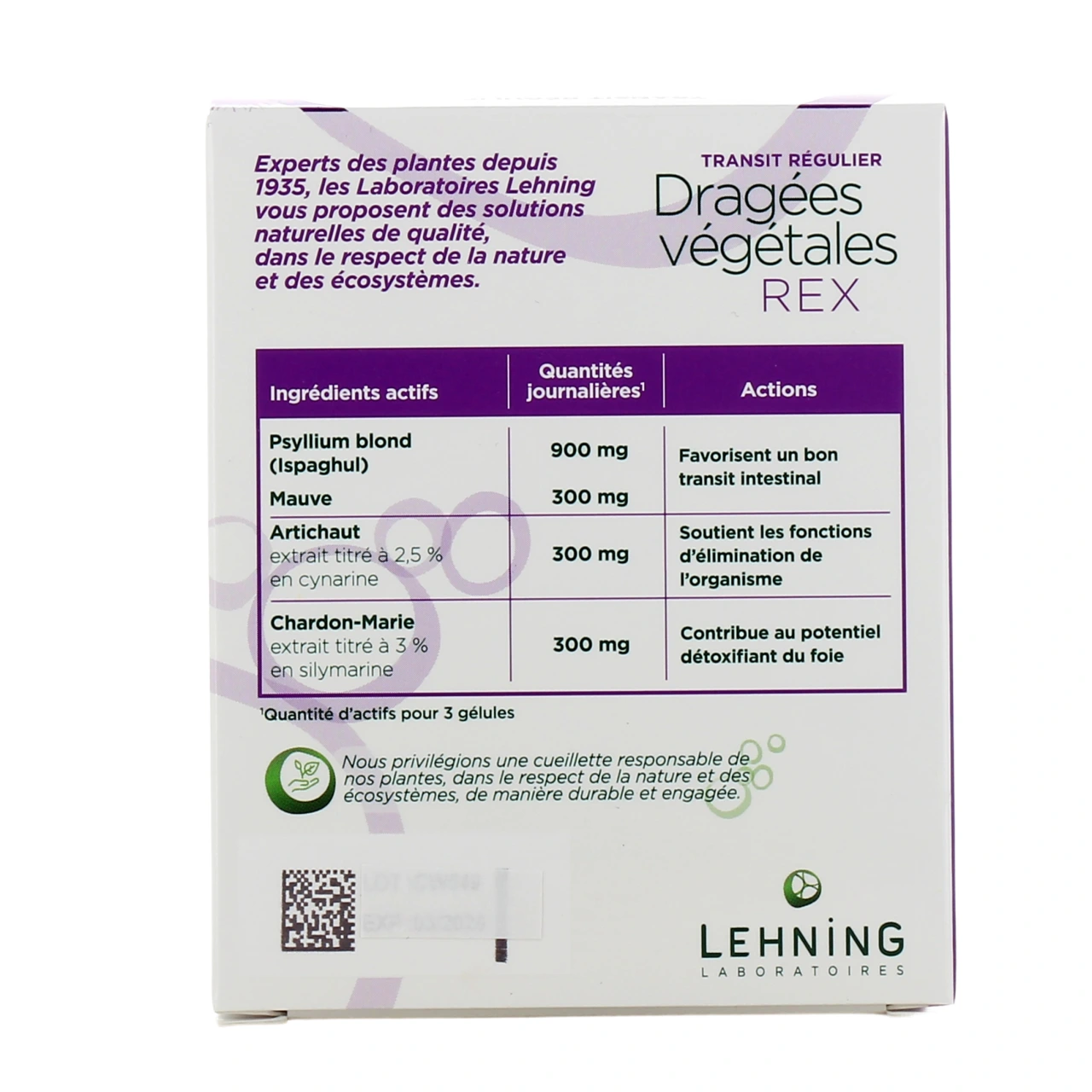 Lehning Dragées Végétales REX - Vue 3
