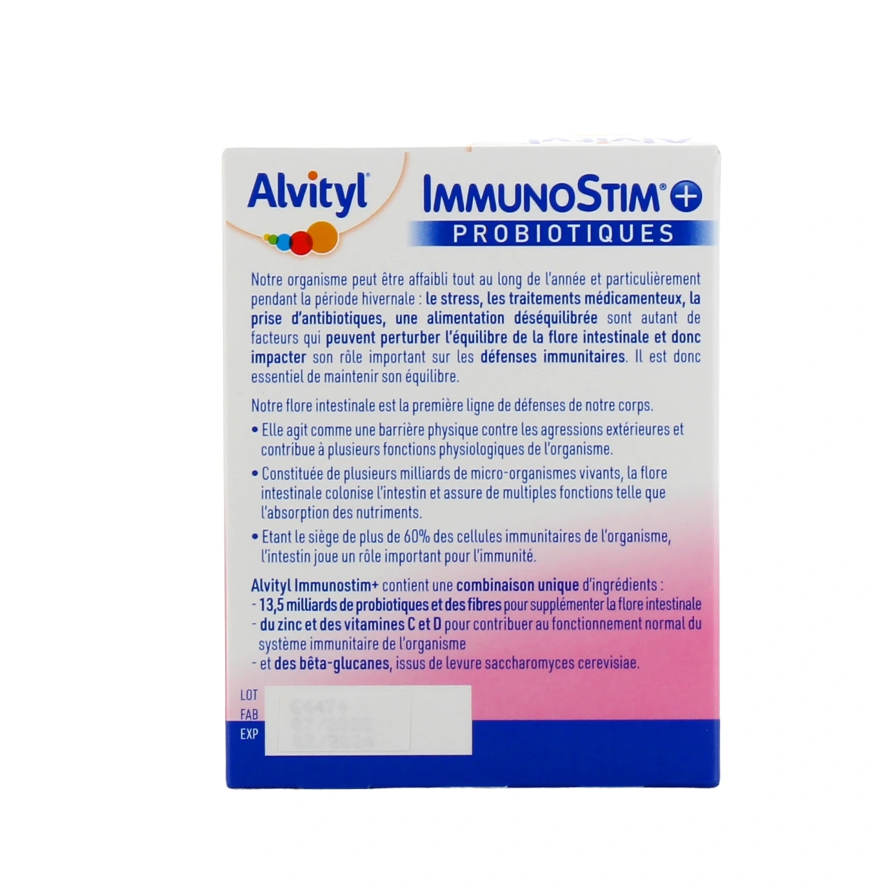Alvityl ImmunoStim+ Probiotiques - Vue 13