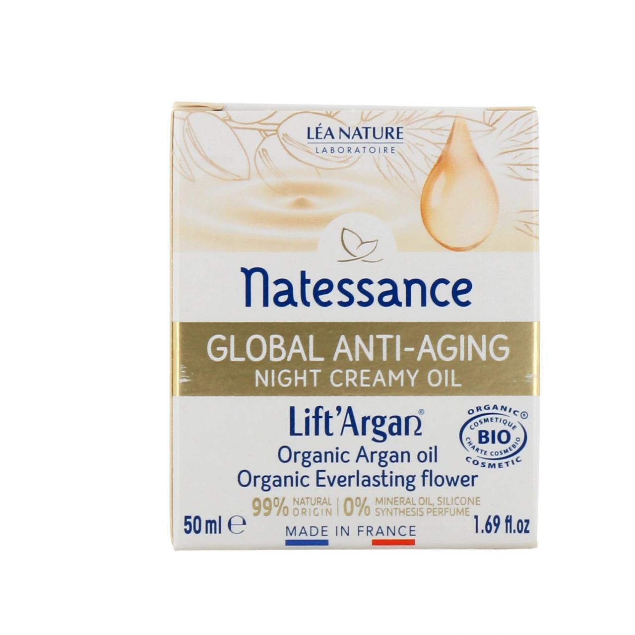 Lift'Argan Natessance Crème-Huile Nuit Anti-âge Global Bio - Vue 3