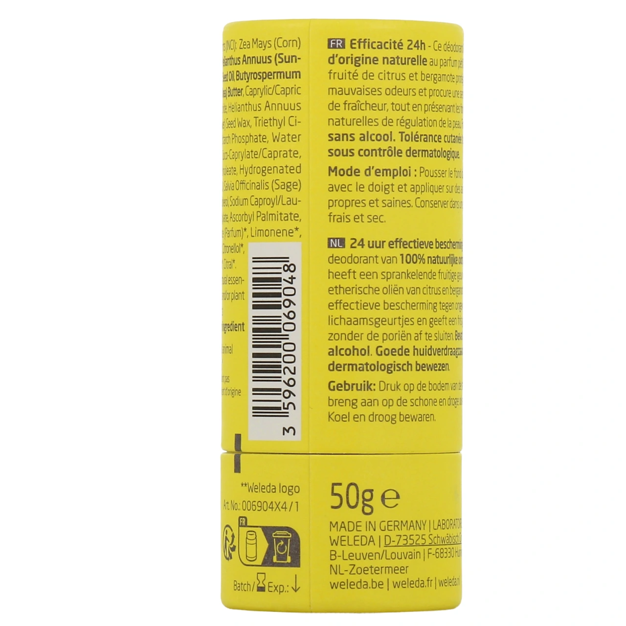 Weleda Déodorant Stick 24h Bio - Vue 6