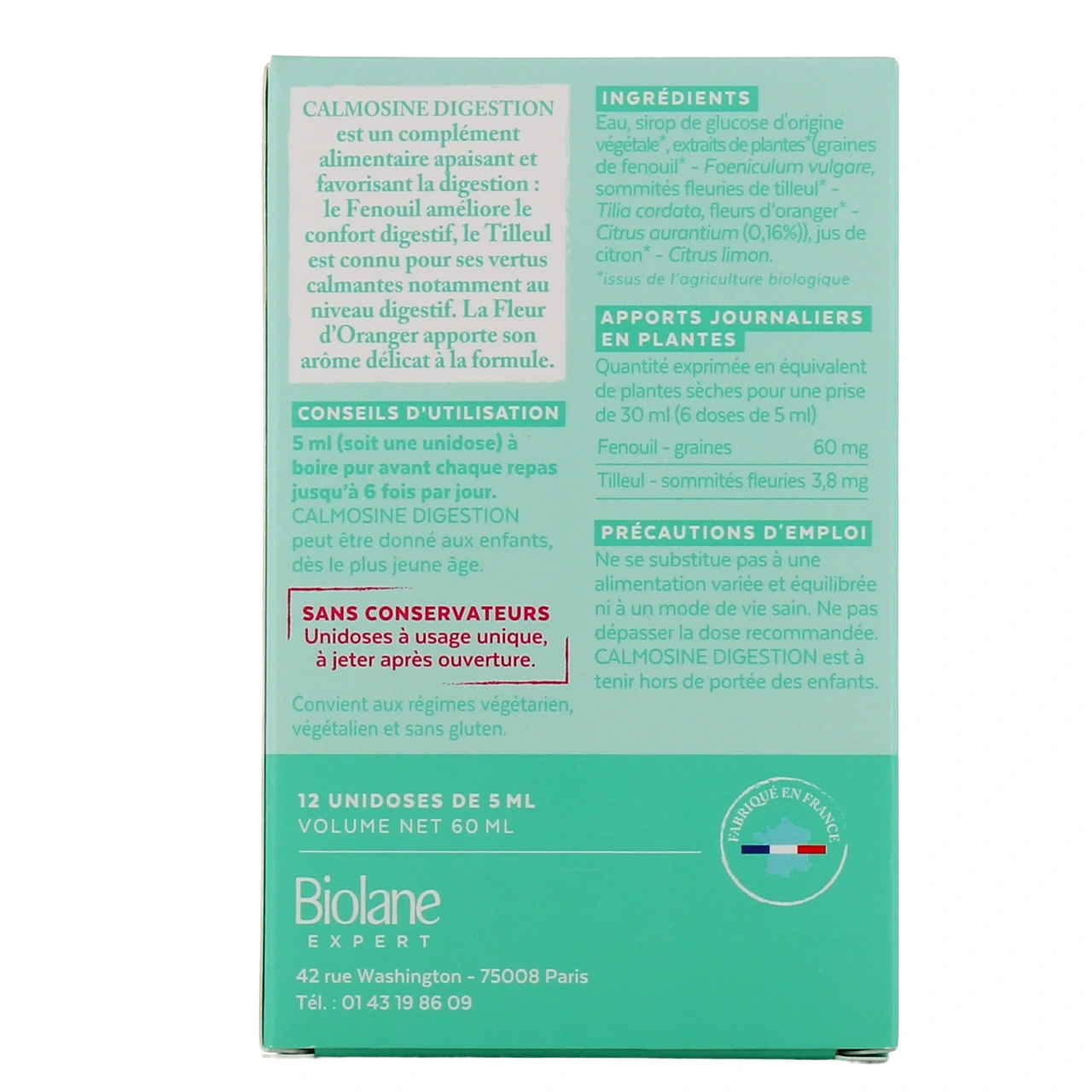 Calmosine Digestion Bio - Vue 6