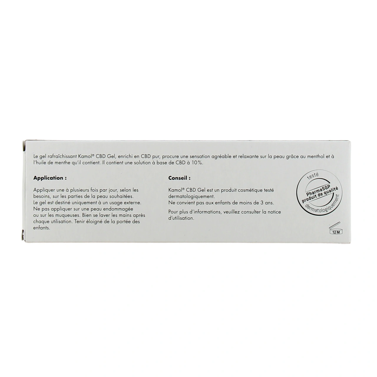 Kamol CBD Gel Rafraîchissant - Vue 3