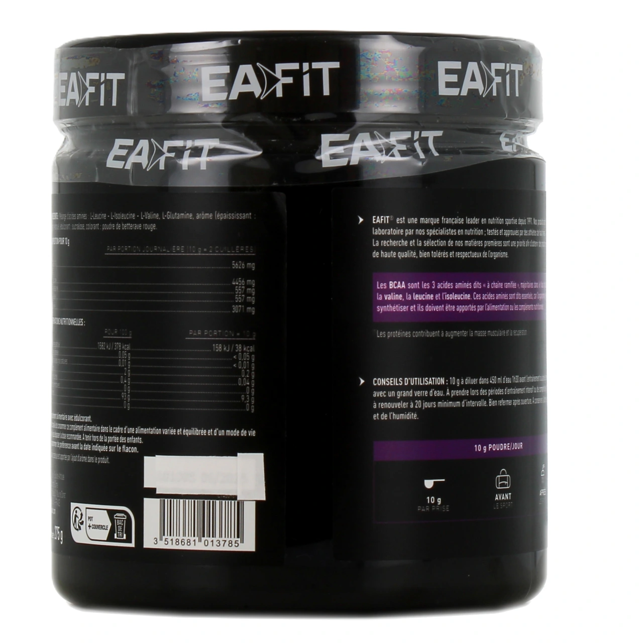 Eafit BCAA 8:1:1 Récupération - Vue 3